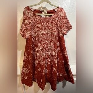 Free People Pinwheel Mini Dress size L